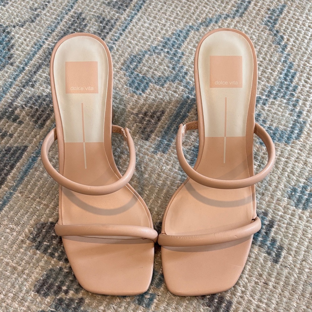 Dolce Vita Nude Slide Sandals
